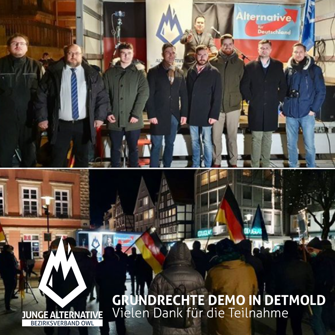 You are currently viewing JA Grundrechte-Demo in Detmold