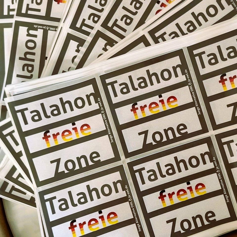 Du betrachtest gerade Neue Sticker: „Talahon freie Zone“